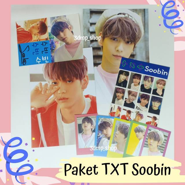 Paket Fankit Fangirl TXT Minisode Eternity Soobin, Beomgyu, Yeonjun, Taehyun Kpop