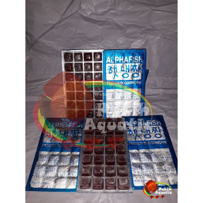 CACING BEKU ALPHAFISH / BLOODWORM (KAPSUL)