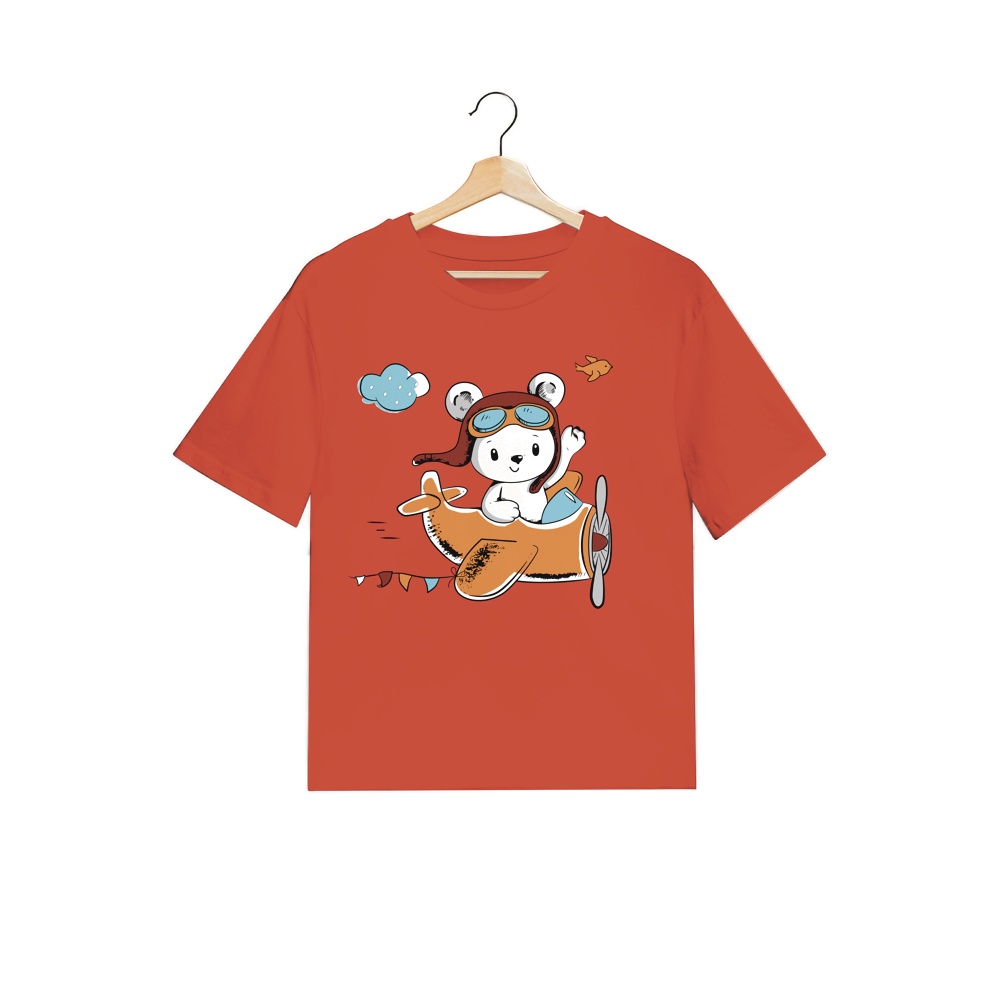 COD Baju Anak Cowok Keren gambar Beruang Terbang