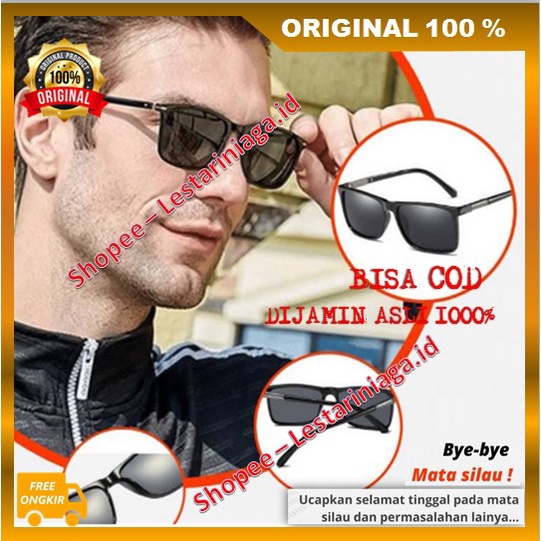 Glasses Ion Polarized Kacamata Anti Patah Anti Silau ASLI
