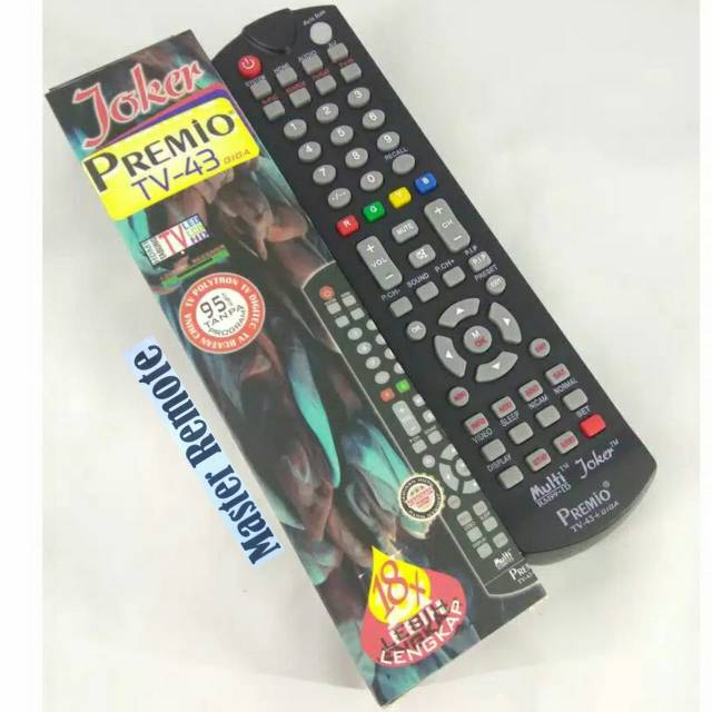 Remot Remote TV Tabung LCD LED Multi Universal Joker Mega (Mito, Coocaa, Changhong, LG, Sharp, Dll)