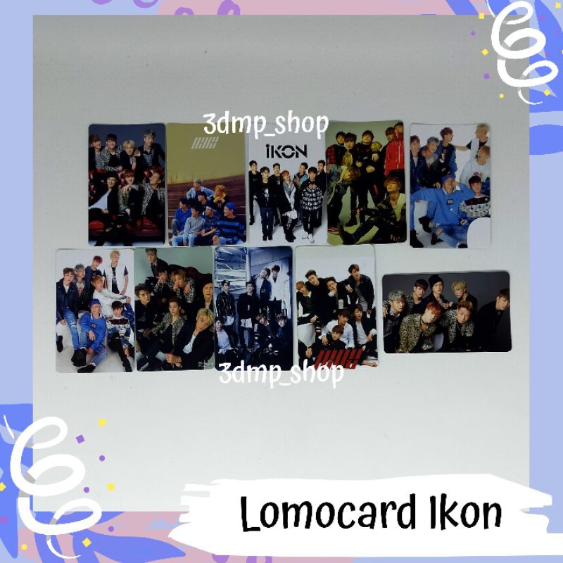 [25 lembar] Photocard lomo photo card lomocard Ikon kpop i decide