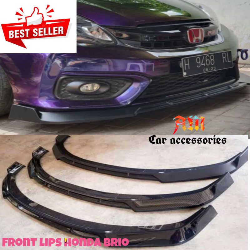 (Garansi 100% Presisi) Lips Brio Winglet Bemper Depan Brio Old Lama Dan All New Baru 2016 - 2024