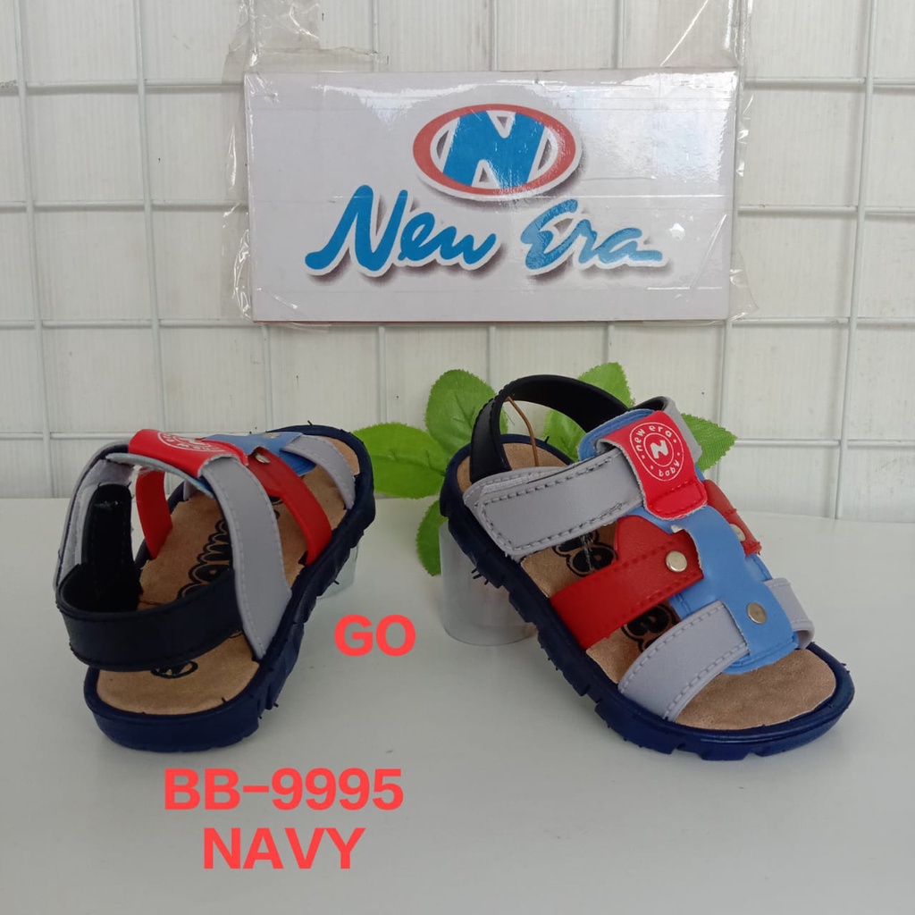 gof NEW ERA BB 9995 Sendal Anak New Era Cowok Sendal Karet Anak Cowok