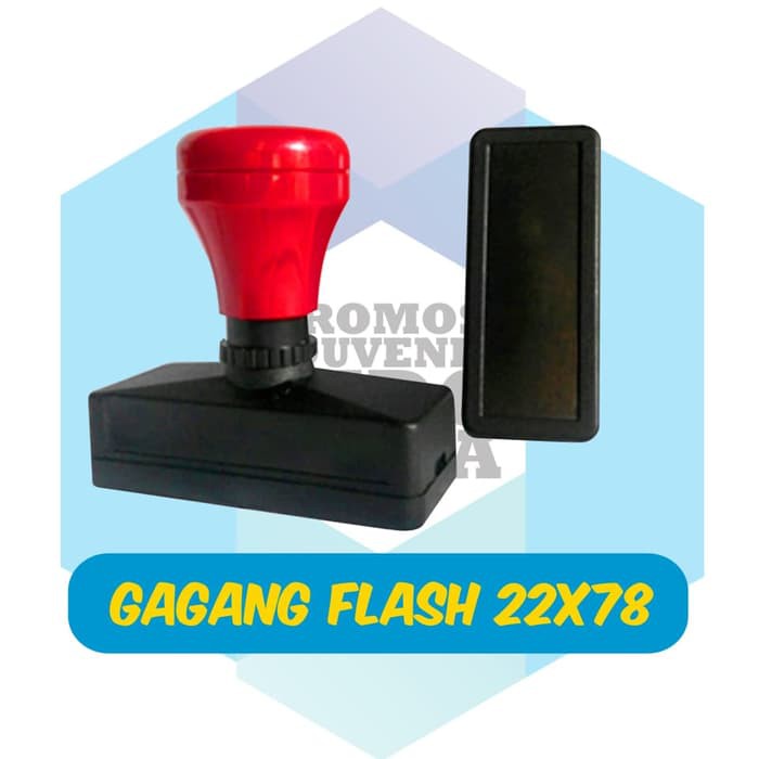 

gagang stempel flash ukuran 22x78mm