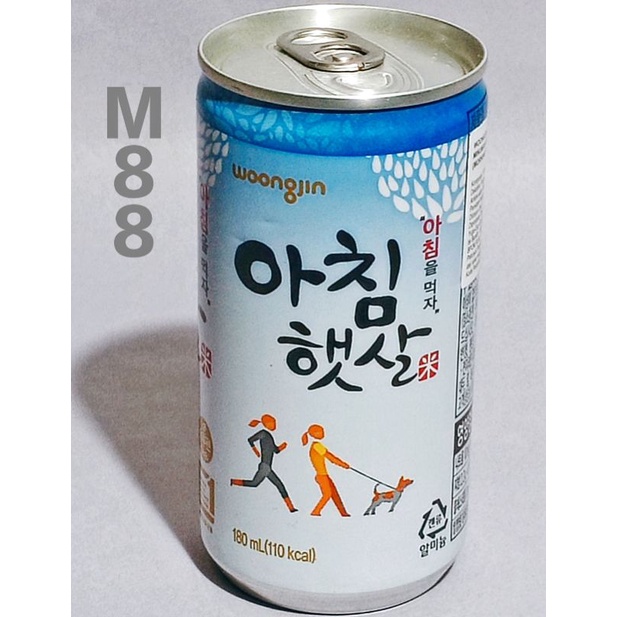

Woongin- Morning Rice 180ml (minuman Korea rasa Beras Non Alkohol)