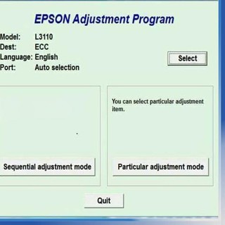 Epson adjustment program