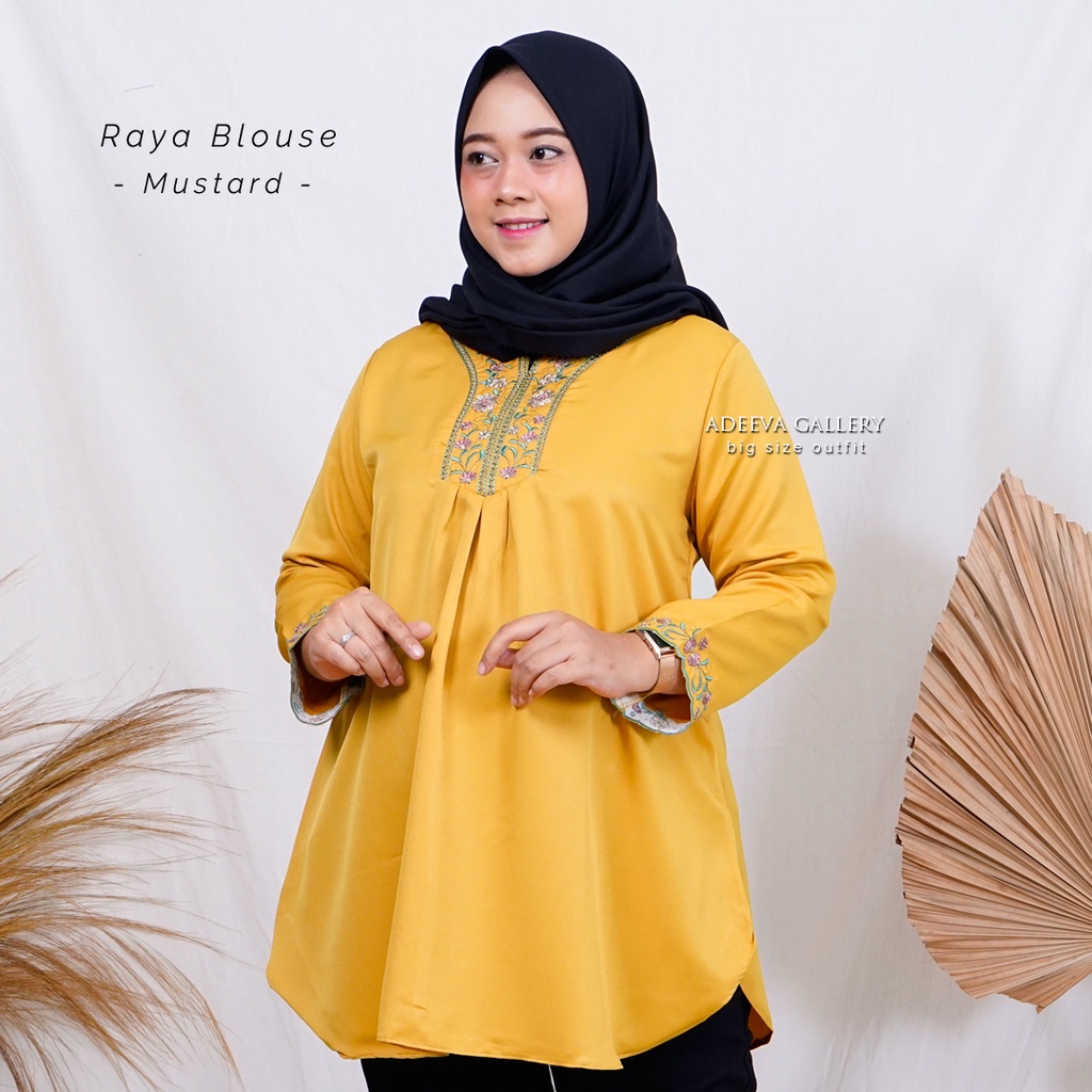 ADEEVA Raya Blouse Jumbo Original 5 Ukuran