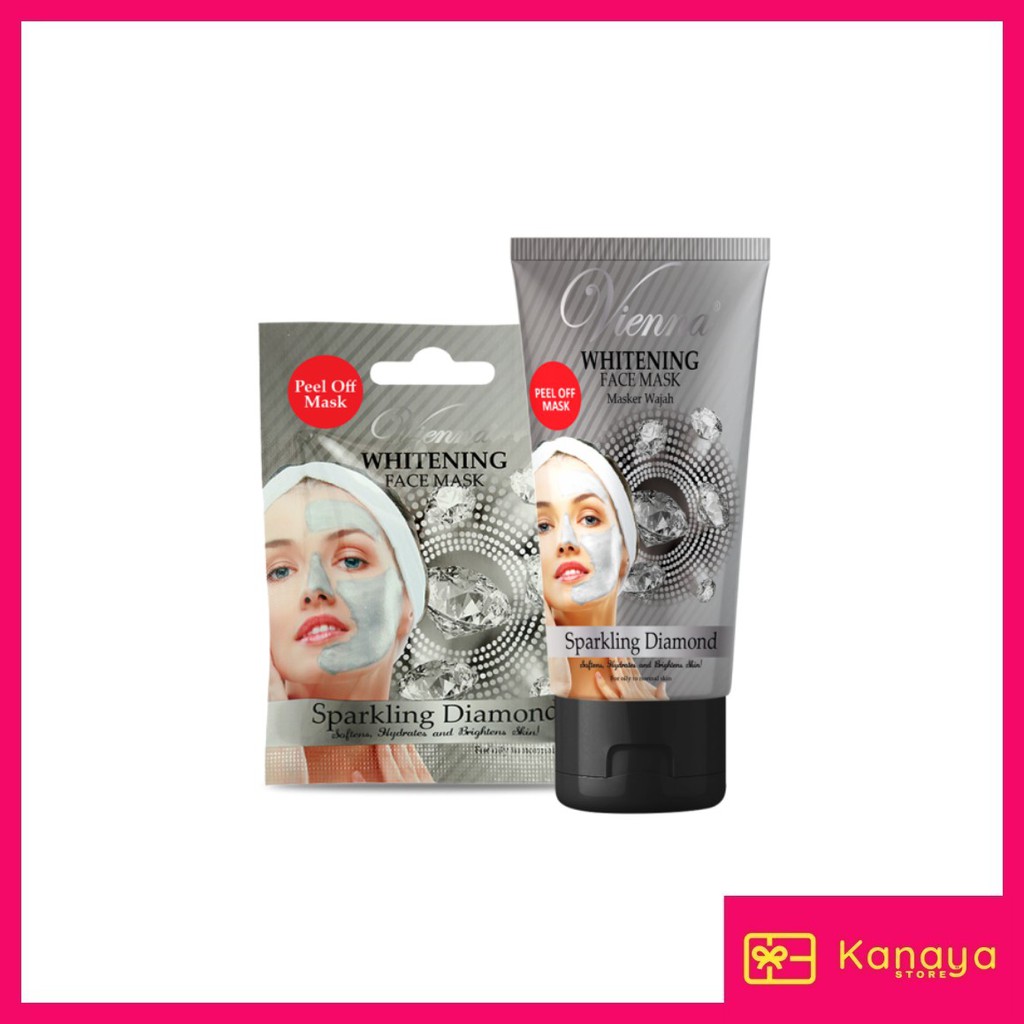 (BISA COD) Vienna Whitening Face Mask Sparkling Diamond