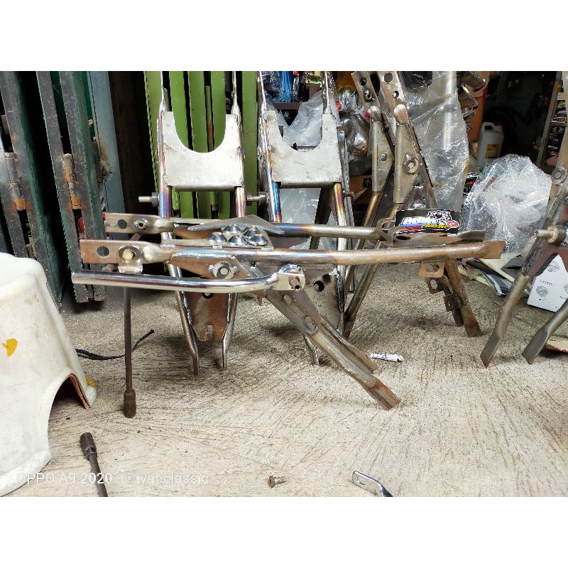 rangka belakang cb pnp begel panjang set begel buntutan cb