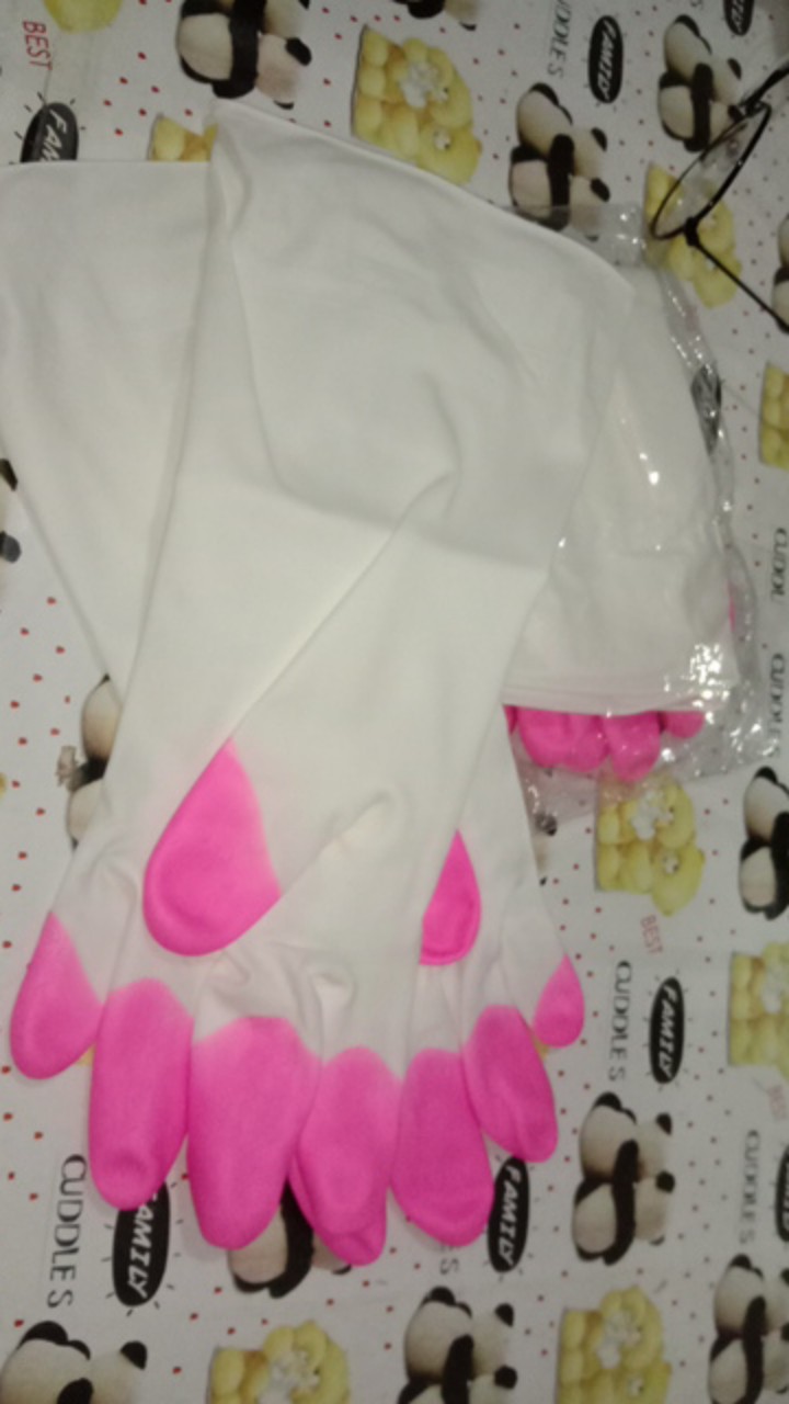 Sarung Tangan Cuci Piring Anti Air Rubber Hand Glove Karet Pelindung Aksesoris Kebersihan Cleaning