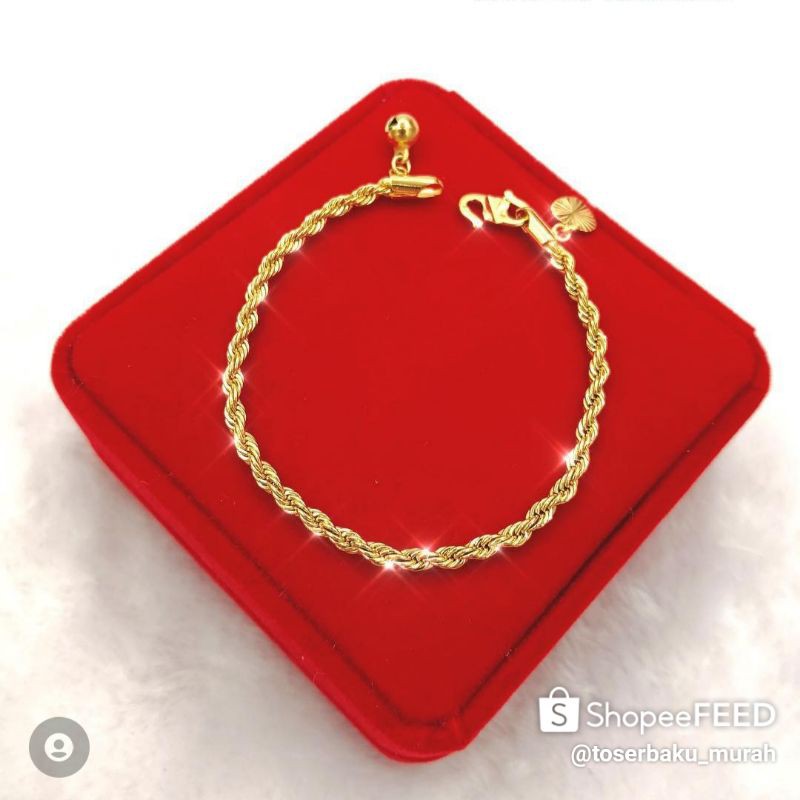 Emas bangkok asli berlapis emas