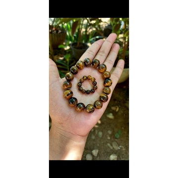 gelang dan cincin batu akik tiger eye