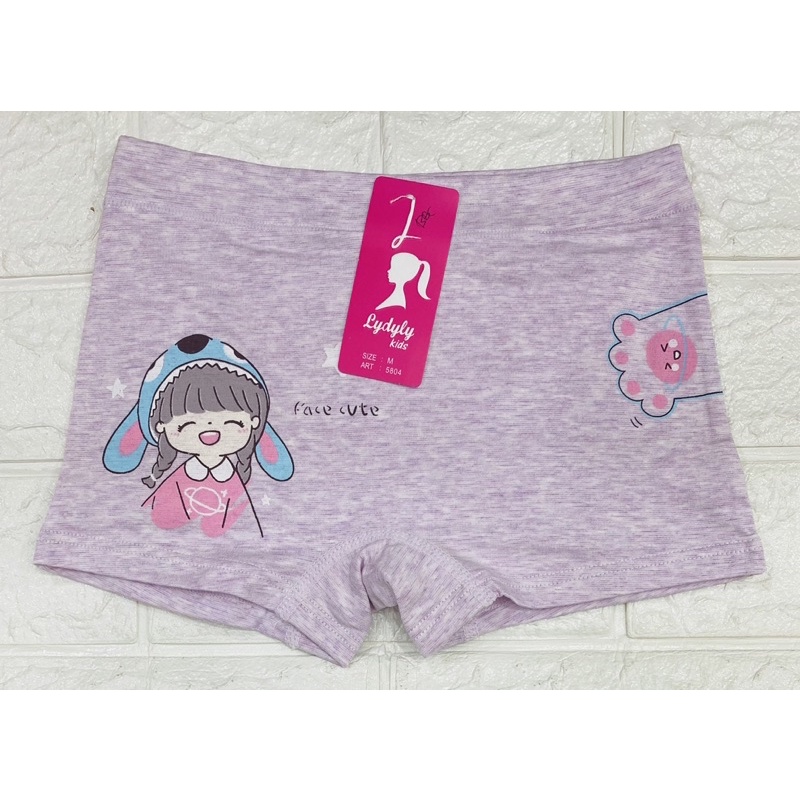 Cd | Celana dalam boxer anak perempuan LYDYLY 5804 &amp; 5806 bahan katun