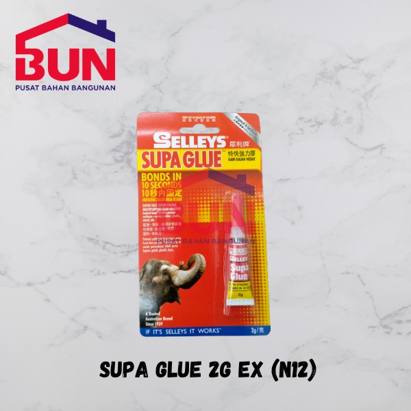 

SUPA GLUE Selley Supa Glue Lem Perekat Serbaguna Perekat Multifungsi - Lem Besi / Lem Korea Cair