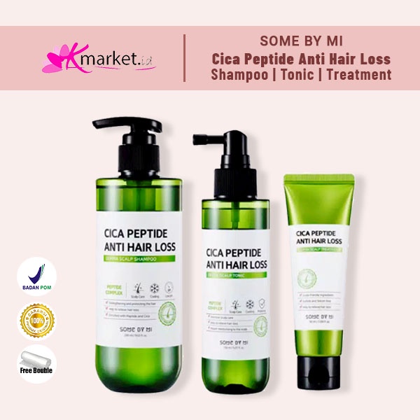 SOMEBYMI CICA PEPTIDE ANTI HAIR LOSS DERMA SCALP SHAMPOO 285ML|TONIC 150ML|TREATMENT 50ML