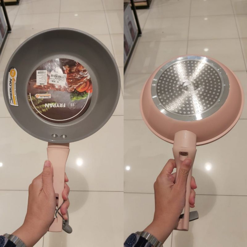 Cooking Color Wajan Frypan 22 cm Greblon Teknologi German