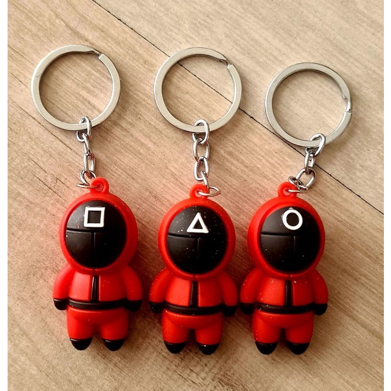 JG - GANTUNGAN KUNCI - SQUID GAME KEY CHAIN SQUID GAME