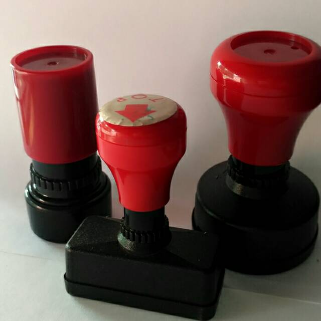 

Stempel flash dua warna