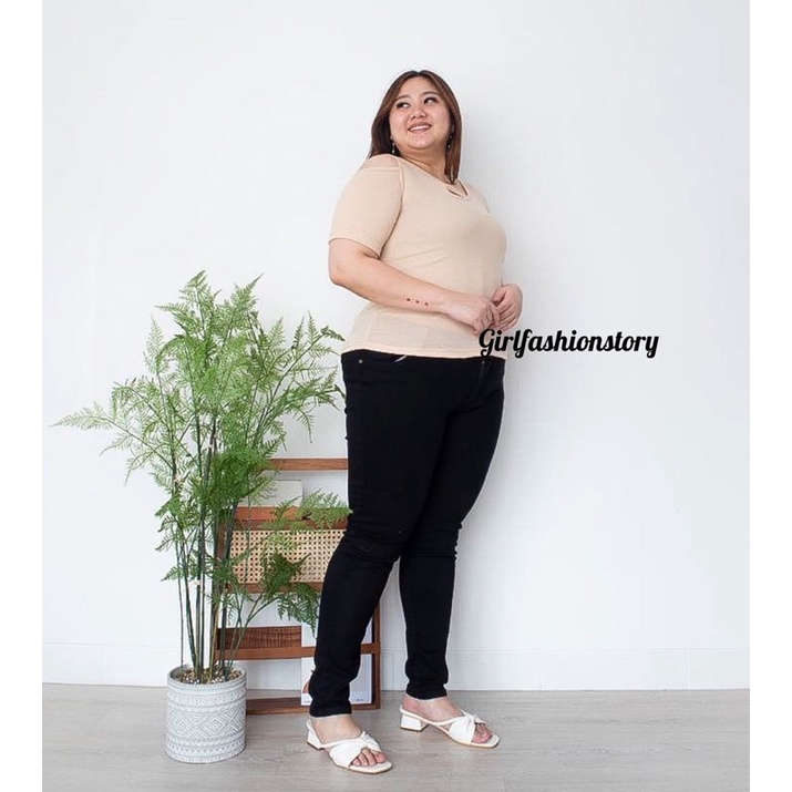 GFS [PLUS SIZE] DANISH OVERSIZE RIB TOP