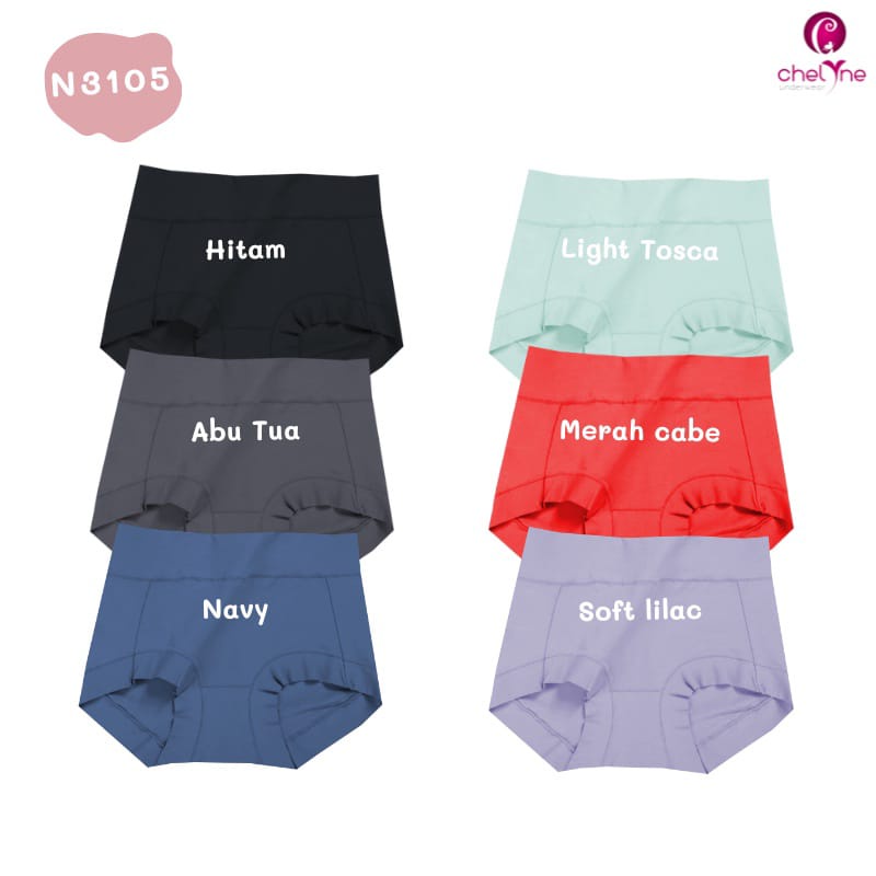 CD Wanita Chelyne 7211 / N3105 - Bahan Kaos Katun Motif Bunga dan Polos