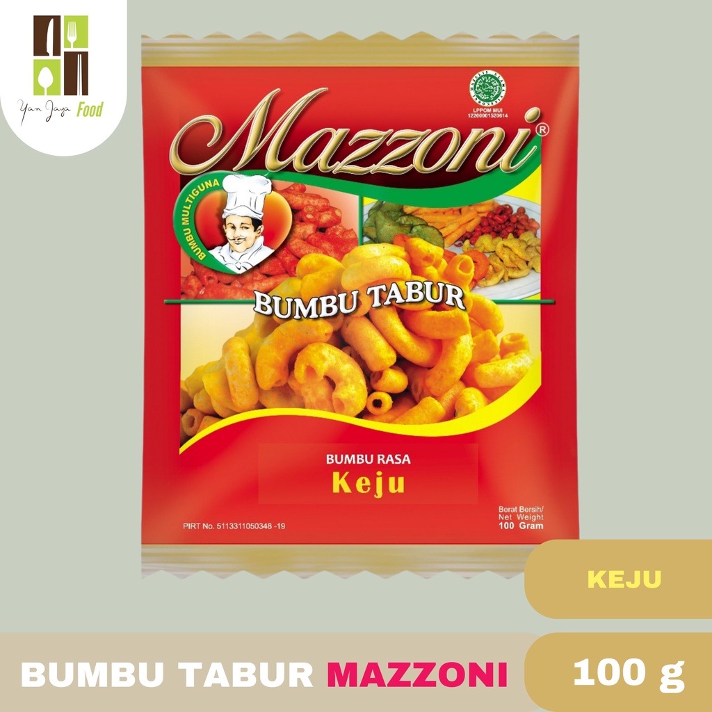 Mazzoni Bumbu Tabur Keju / Rumput Laut / Sapi Panggang Bumbu Instan Bumbu Masak 100g