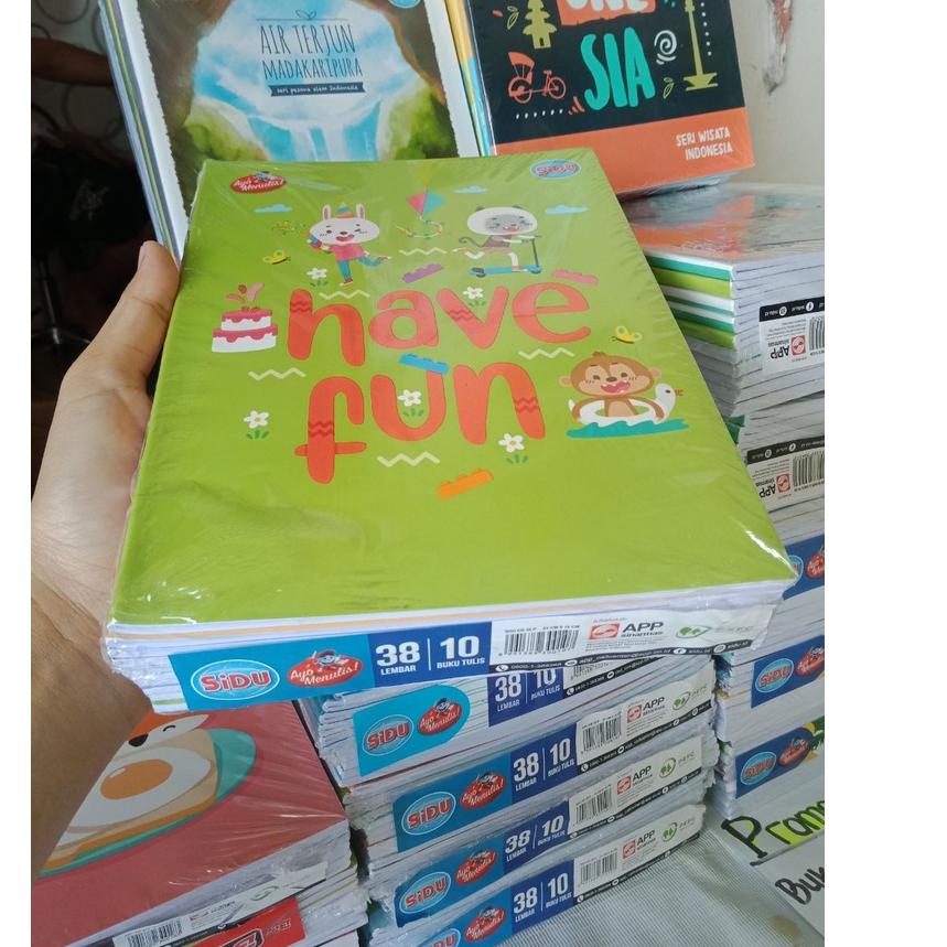

Recomended.. Buku Tulis Sidu 38 Lembar - 1 Pack Isi 10 Buku