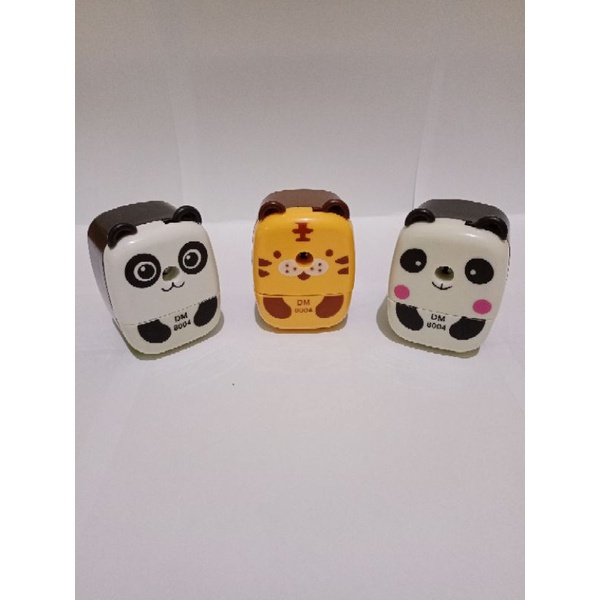 

Azka_Niam SATUAN ( 1 PCS ) Serutan Meja Ongotan Duduk Rautan Putar Tiger Panda Fancy