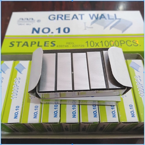 

Isi Staples/Stapler/Jepretan Kecil Great Wall/Greatwall No. 10