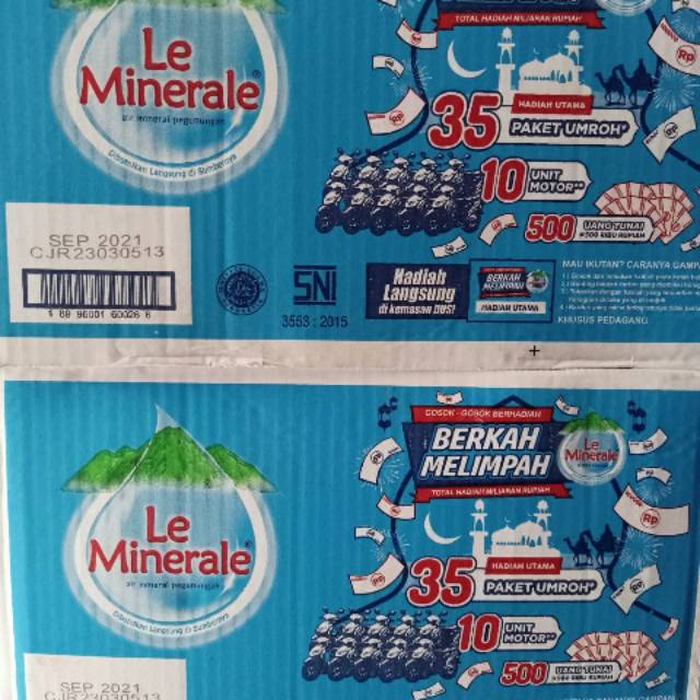 

Lemineral 600 ml per dus isi 24 botol