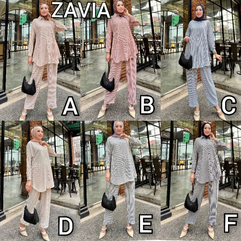 SETELAN ZAVIA SET ORI GLZ GLAMZ