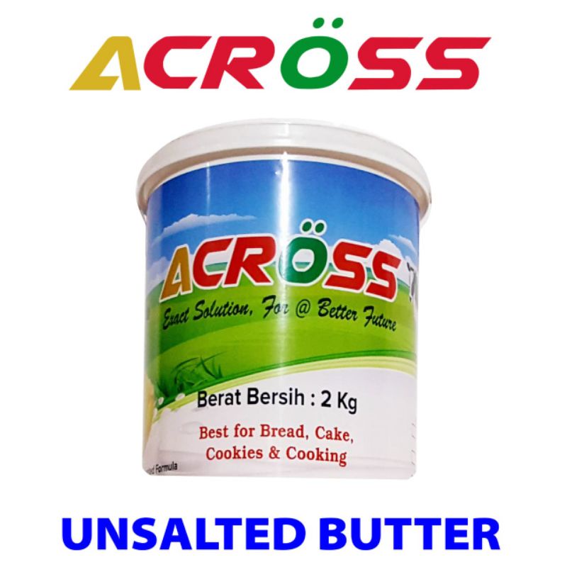 Unsalted Butter Across 2 Kg