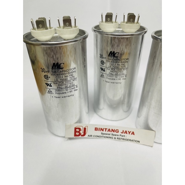 Capasitor AC 30 uf mikro MC Original kapasitor capacitor ac