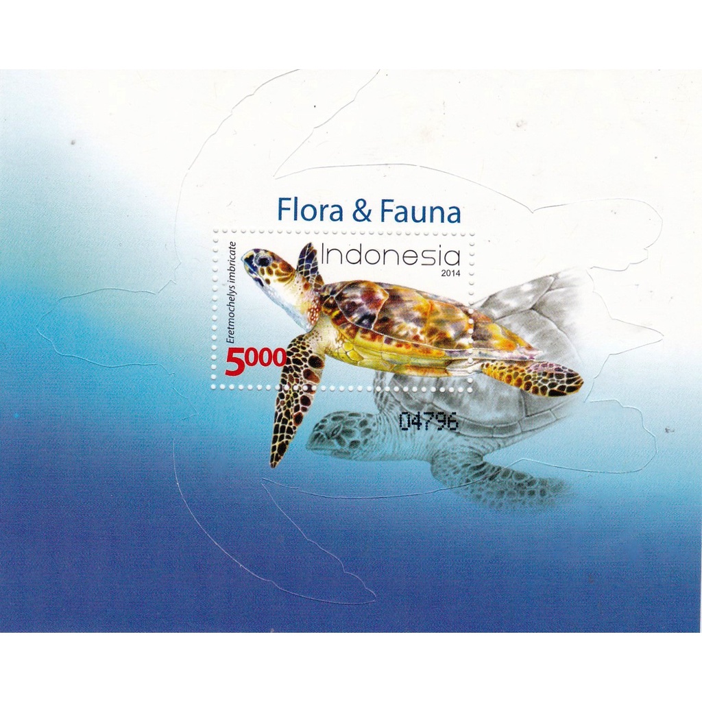 

Perangko Indonesia 2011 Kura-kura Souvenir Sheet perforated imperf MNH