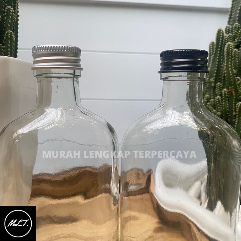 BOTOL KACA WHISKY 250ML BOTOL KACA GEPENG 250 ML BOTOL KACA 250 ML BOTOL 250ML KACA GEPENG