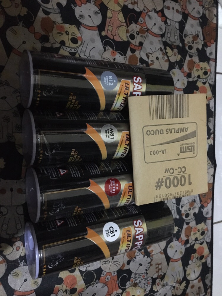 Paket Cat Ultra Candy Red Sapporo Ultimate / Pylox / Pilok / Saporo Merah