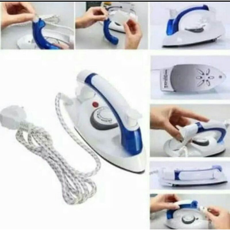 Setrika Uap Mini / Setrika Lipat / steam iron traveling