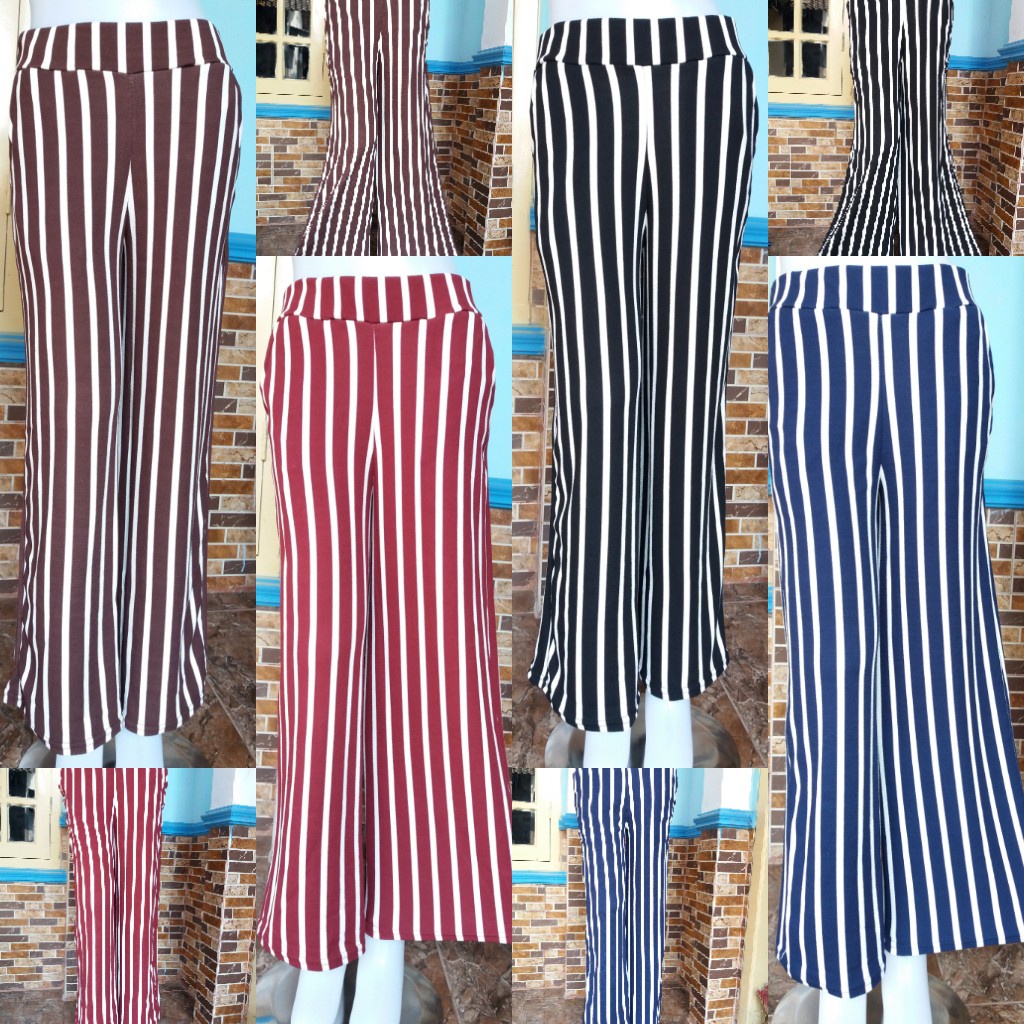 Kulot Panjang Salur Stripe