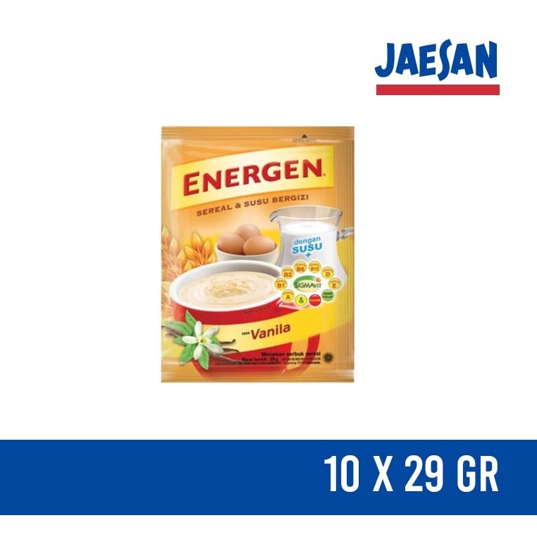 

Energen vanila susu sereal vanilla 10 x 29 gr