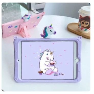 Unicorn Standing Case Casing Anak Kids iPad Air 3 Pro 10.5 / iPad Air 1 2 Pro 9.7 / iPad 10.2 7 8 20