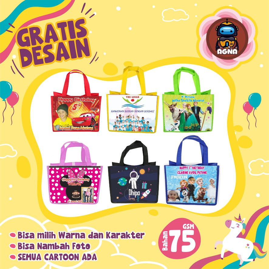 GOODIE BAG MURAH / TAS ULTAH CUSTOM CARS / HOTWELLS-1