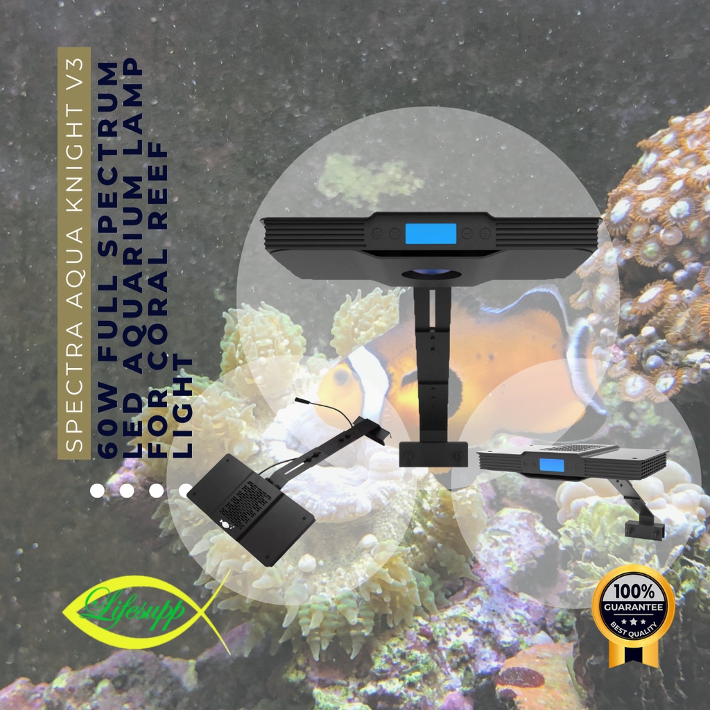 Jual Reef Aquariums Fish Tank Coral 2022 Spectra Aqua Knight V3 60W 15