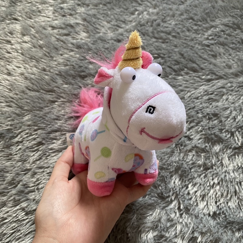 boneka unicorn agnes fluffy minions original illuminations universal studio