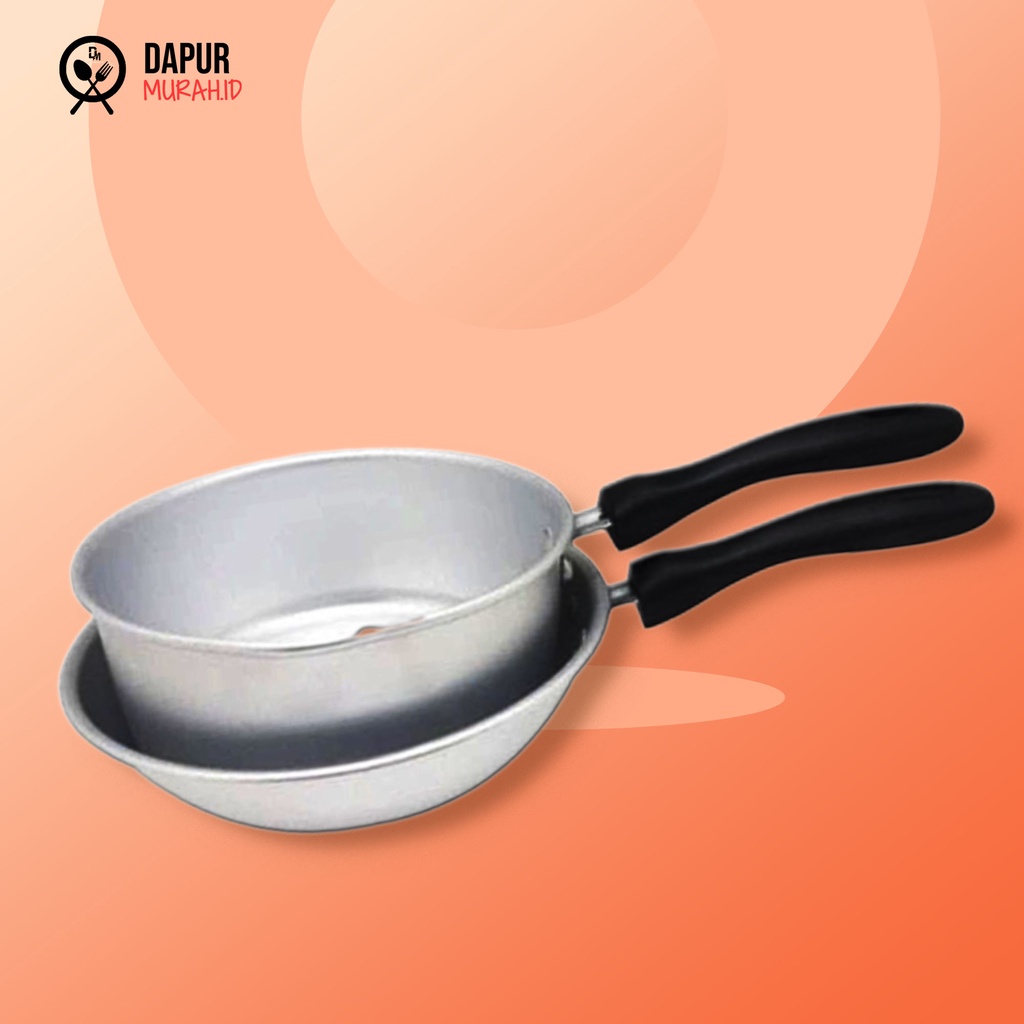 Maspion Wajan Panci Nisuka set Frypan dan Milkpan - 2 pcs