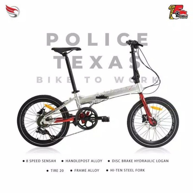 Sepeda Lipat Element Police Texas Bike To Work
