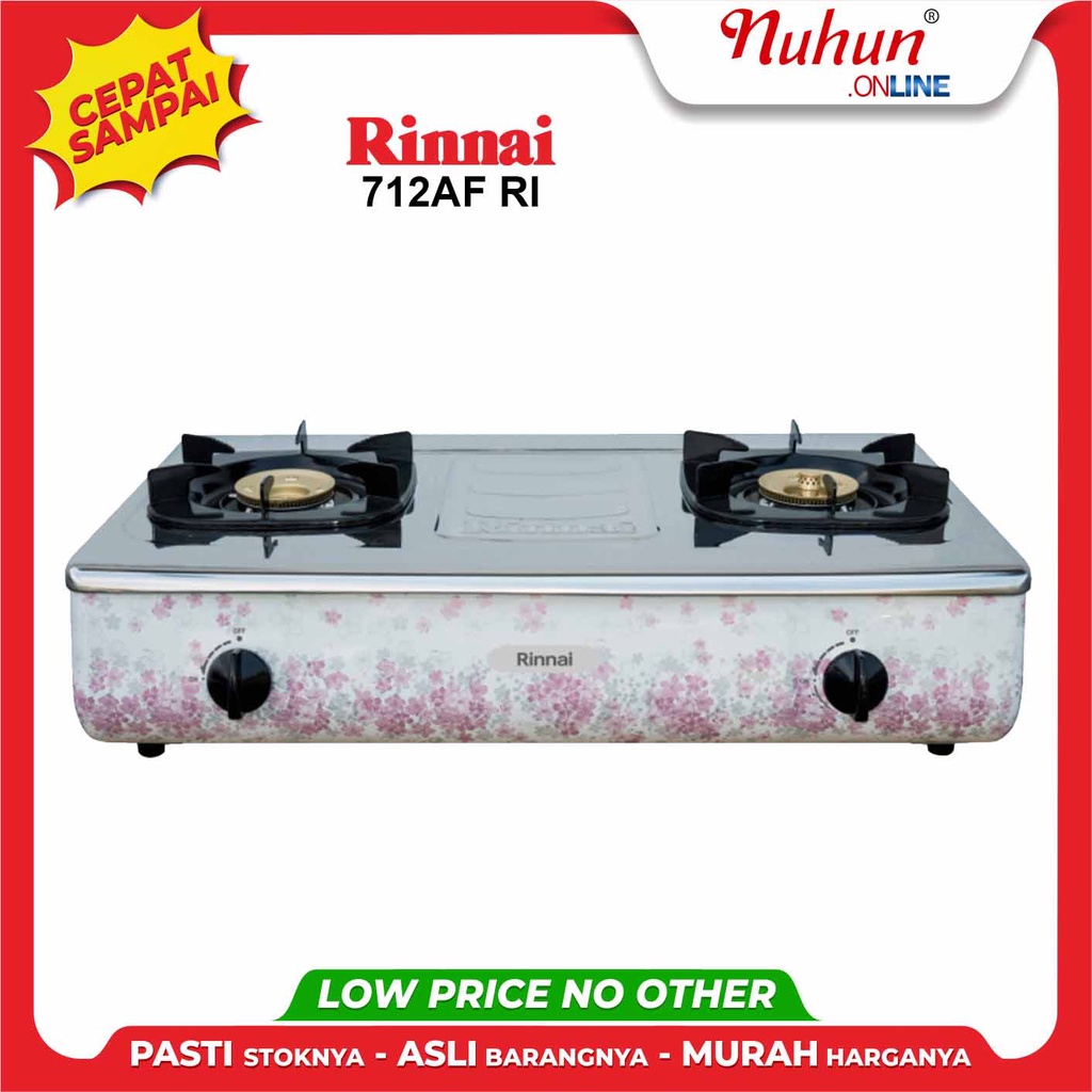 Jual Kompor Rinnai 712 Af Ri Kompor Gas 2 Tungku Original Berkualitas Indonesia Shopee Indonesia