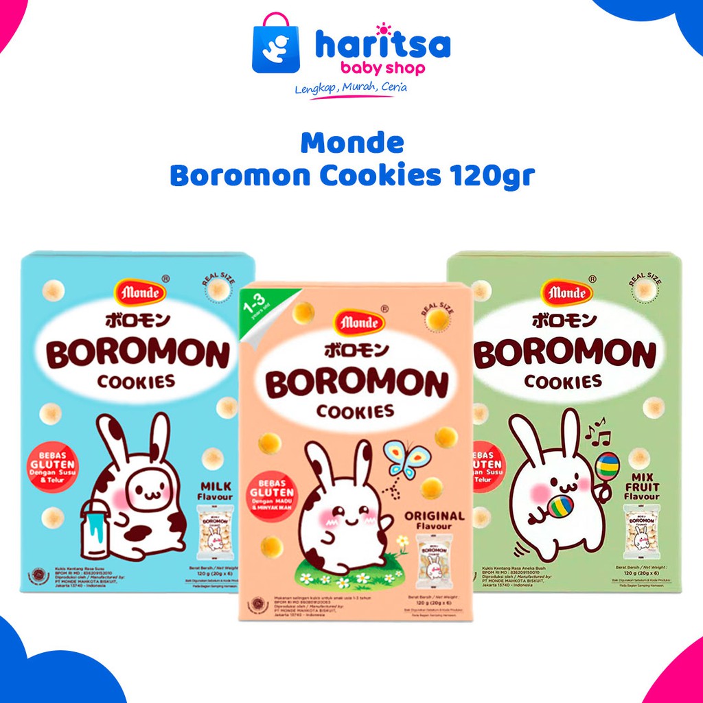 Monde Boromon Cookies / Biskuit Bayi Non MSG