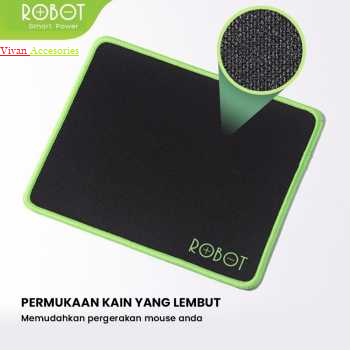 Mousepad Gaming Robot MP05 / RP05 Mousepad Anti-Skid E-Sport Series ada 3 Ukuran L-M-S Original Resmi