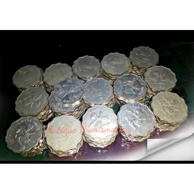 KOIN HONGKONG 2 DOLLAR COIN BACKPACKER HONG KONG DI JUAL PER 50 KEPING ATAU HKD 100 MURAH MERIAH