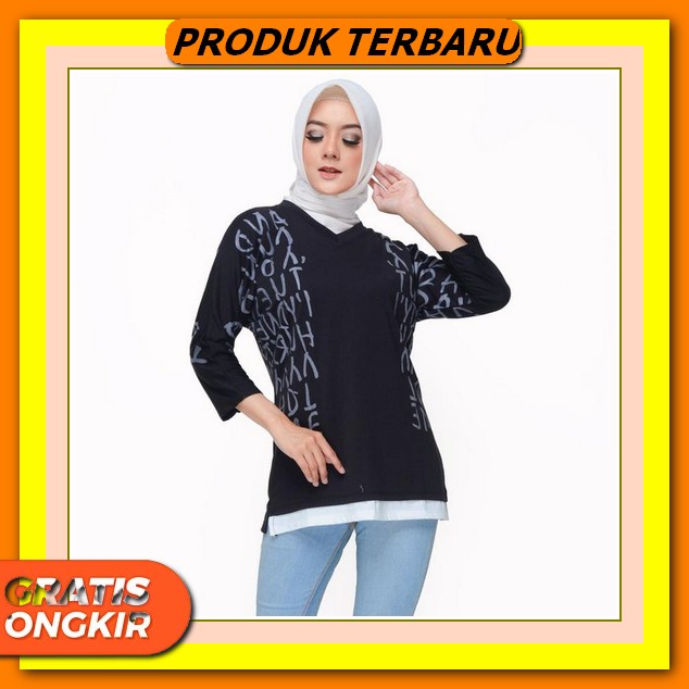 Baju Atasan Blouse Bluse Blus Wanita Lengan Pendek Fashion Remaja Wanita Cewek Perempuan Dewasa Casu